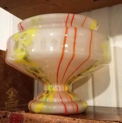 Czech Glass Art Deco Bowl Great Finds and Design Pewaukee
