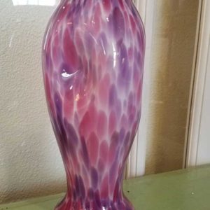 Large Purple Spotted Czech Vase Great Finds and Design Pewaukee Antiques and Gifts