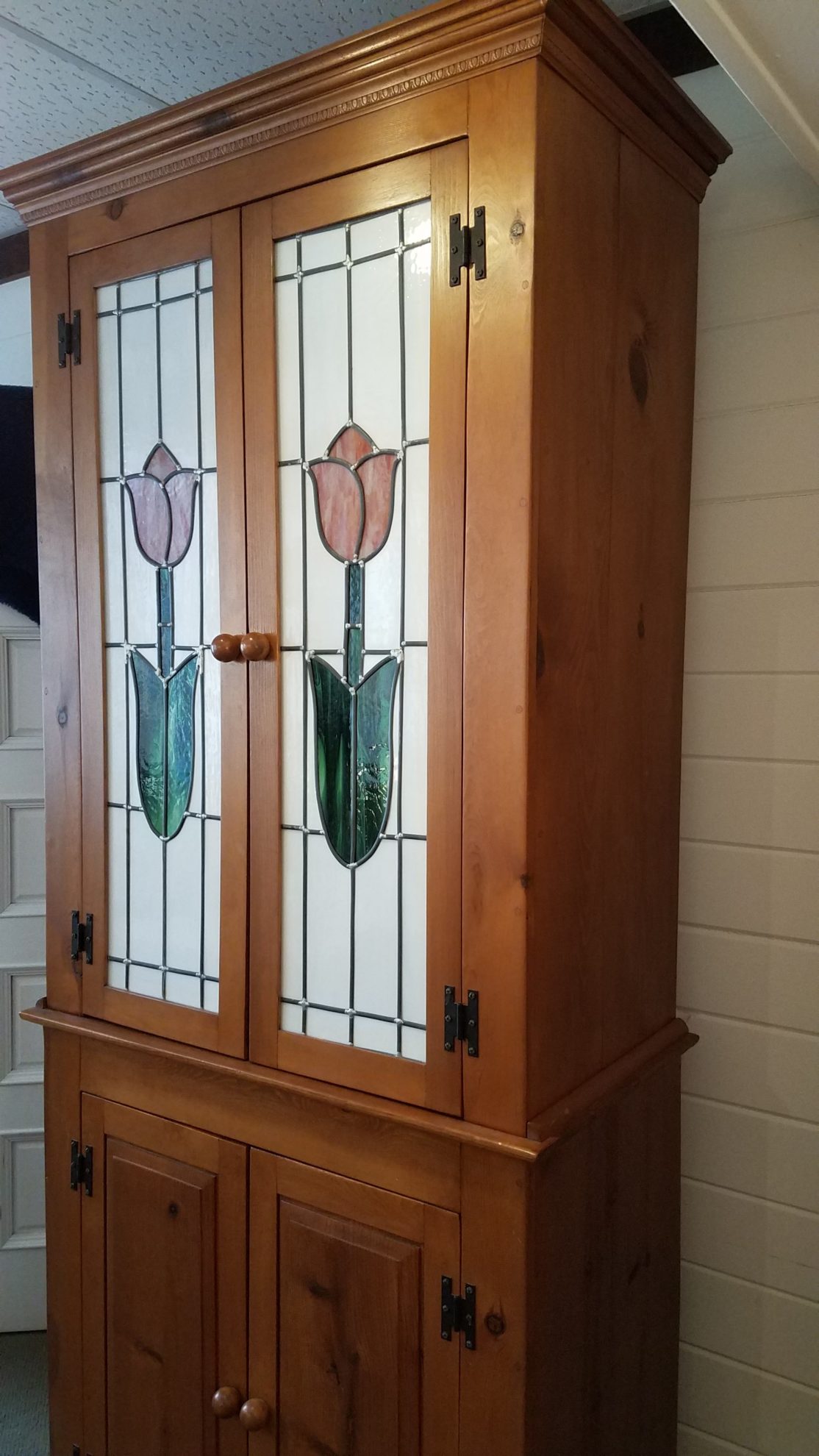 Tulip Armoire Antique | Cabinet Great Finds and Design Pewaukee