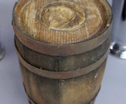 Vintage Miniature Whiskey Barrel