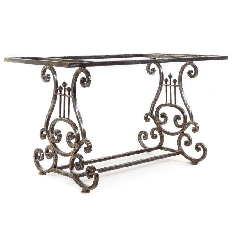 Rustic Steel Console/Pastry Table - Great Finds & Design